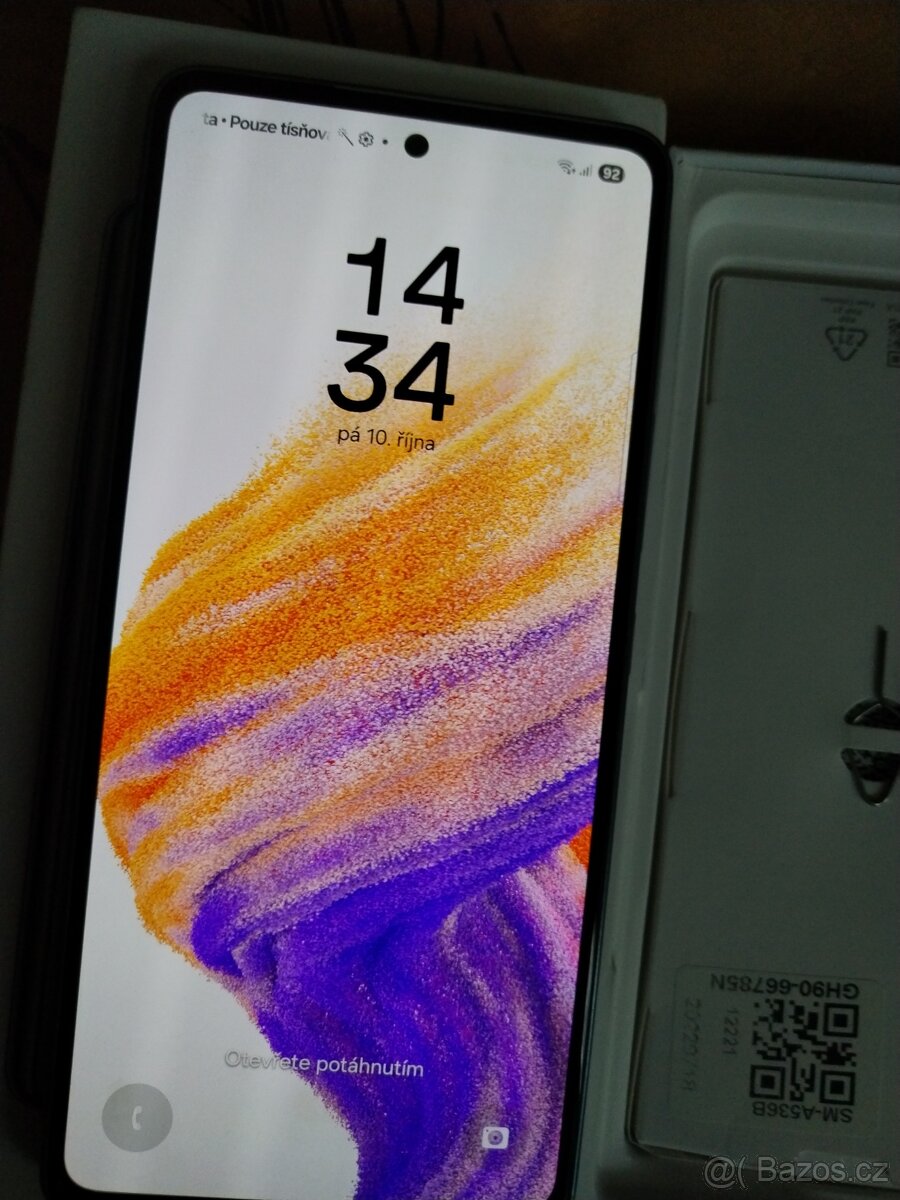 Samsung Galaxy A53 5G 6/128GB modrý