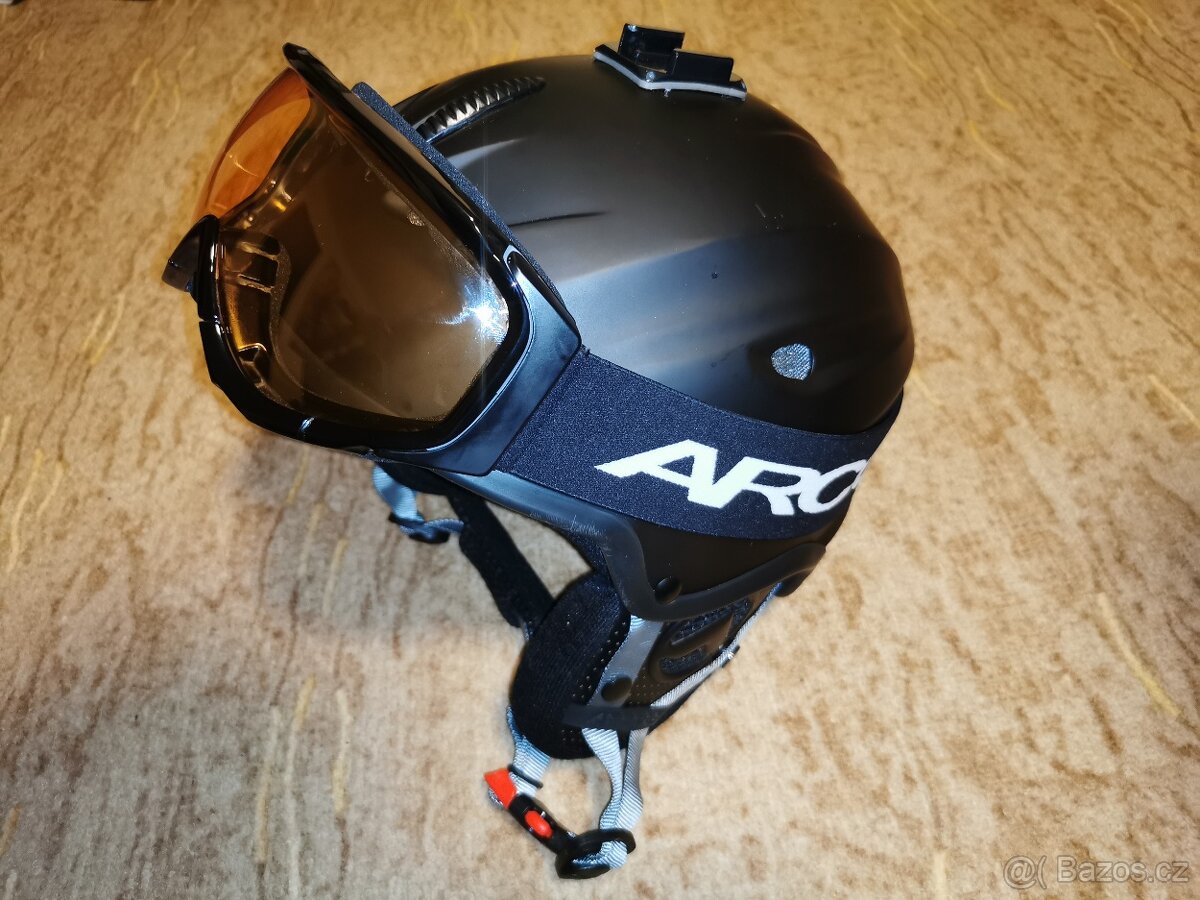 Lyžařská helma Arcore XL-61cm + brýle