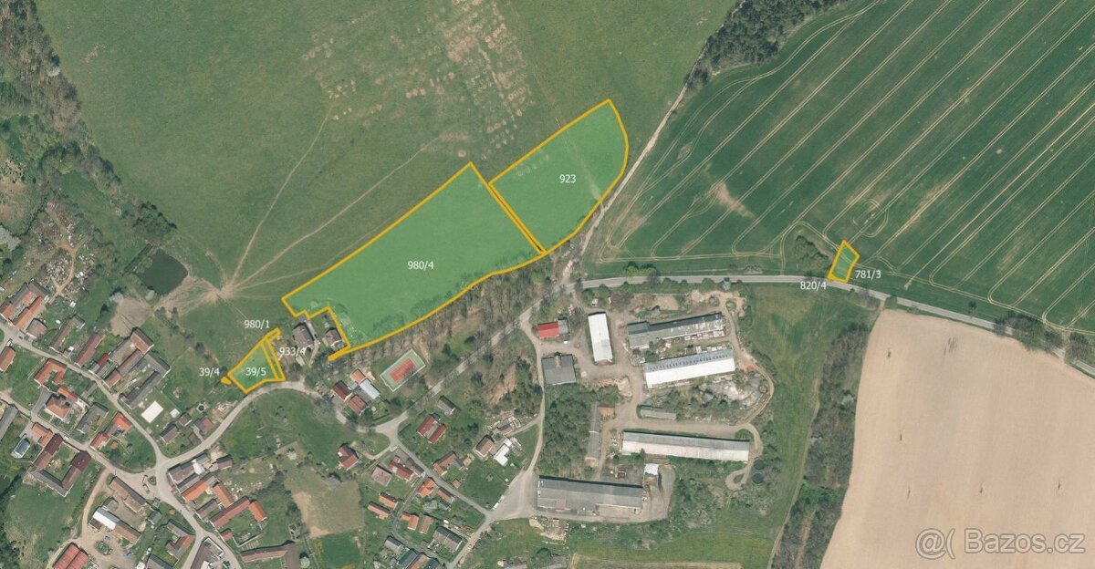 Zemědělská půda, prodej, Mlýny, Tábor