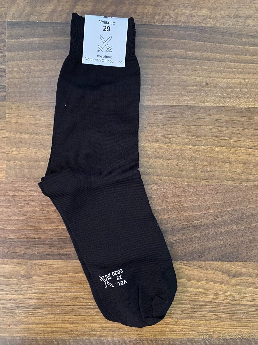 Ponožky černé 2003 AČR (velikost 28 - 42-43) - 1 pár
