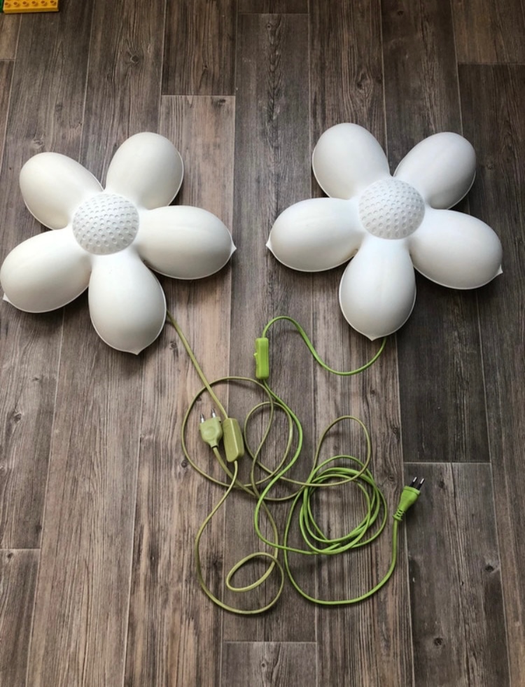 Nástěnná světla Ikea - kytičky 2ks