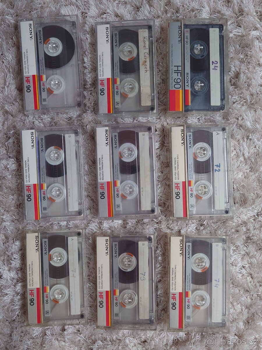 Audio kazety Sony HF - Made in Japan