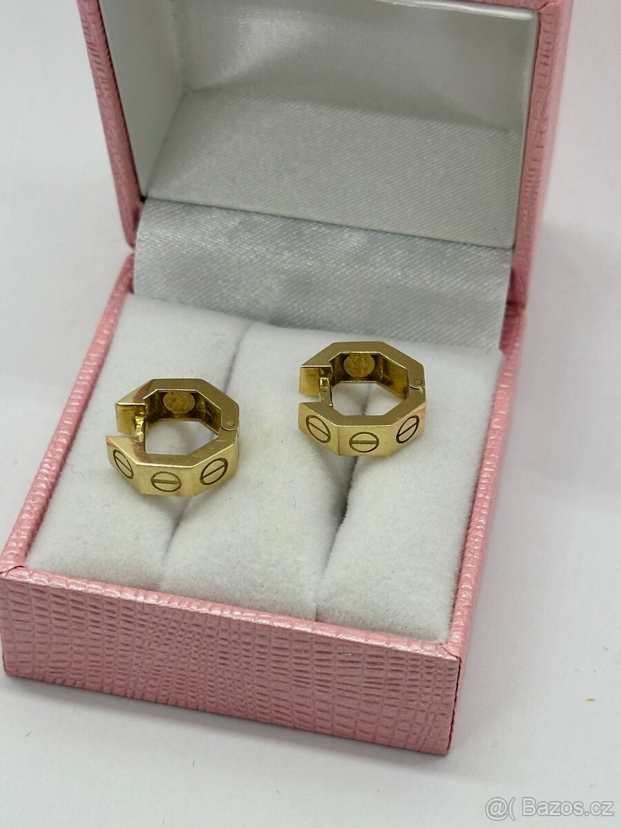 Zlaté náušnice 3,70g