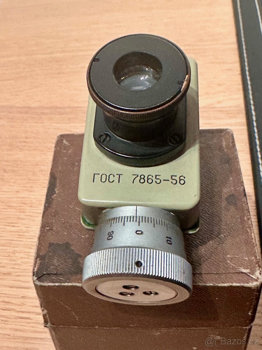 Sovětský okulár mikrometr OMO 1-15x