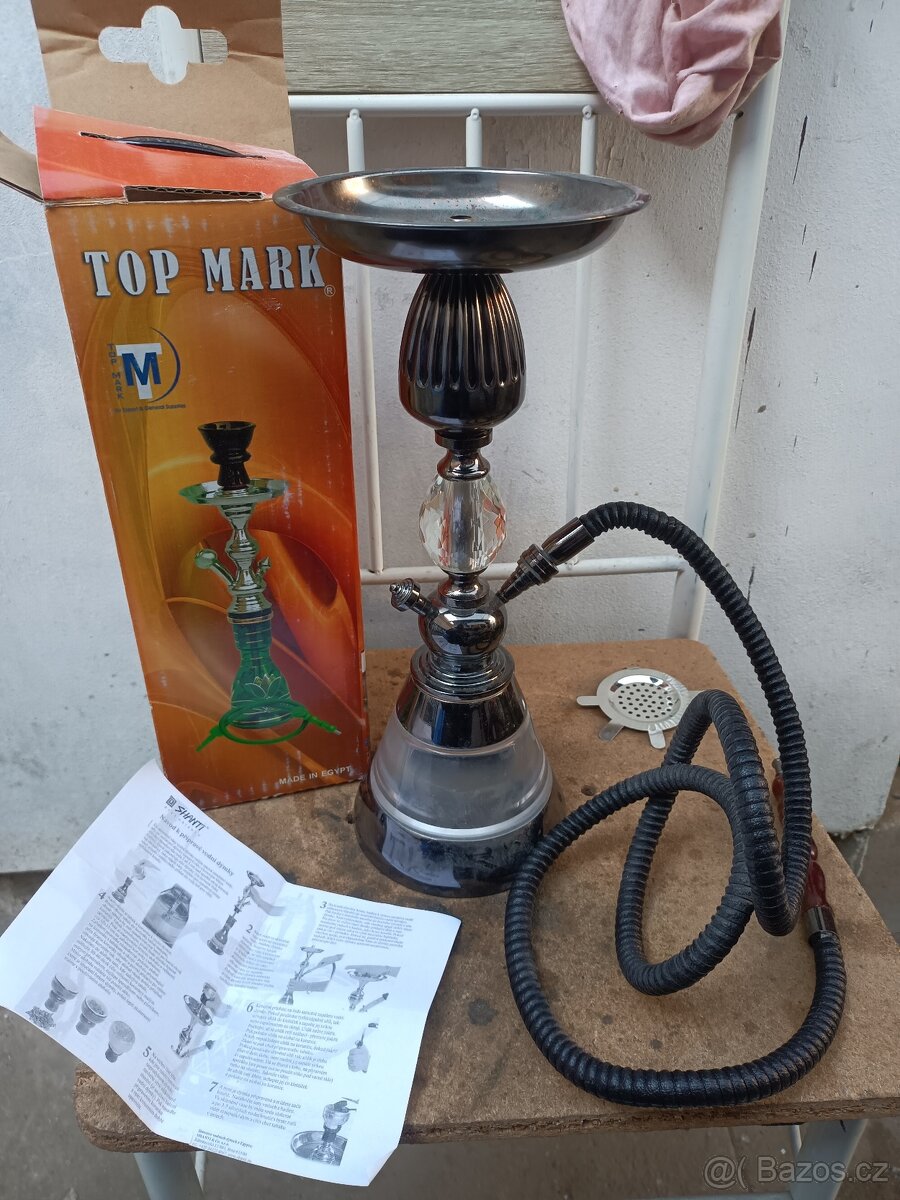 Vodní dýmka chybí vršek