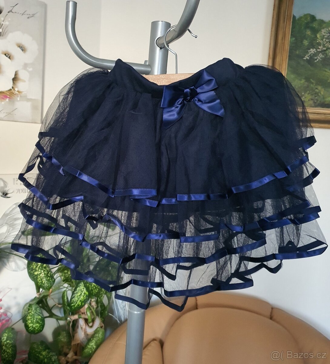 Dětská tutu sukně modrá