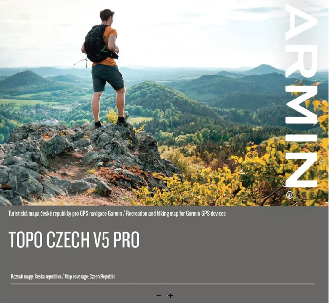 Voucher na TOPO Czech V5 PRO pro GARMIN