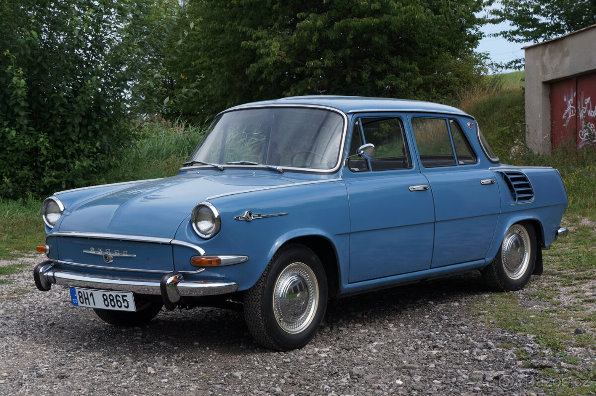 Škoda 1000 MB, 1965, žábrovka s TP, naprosto původní