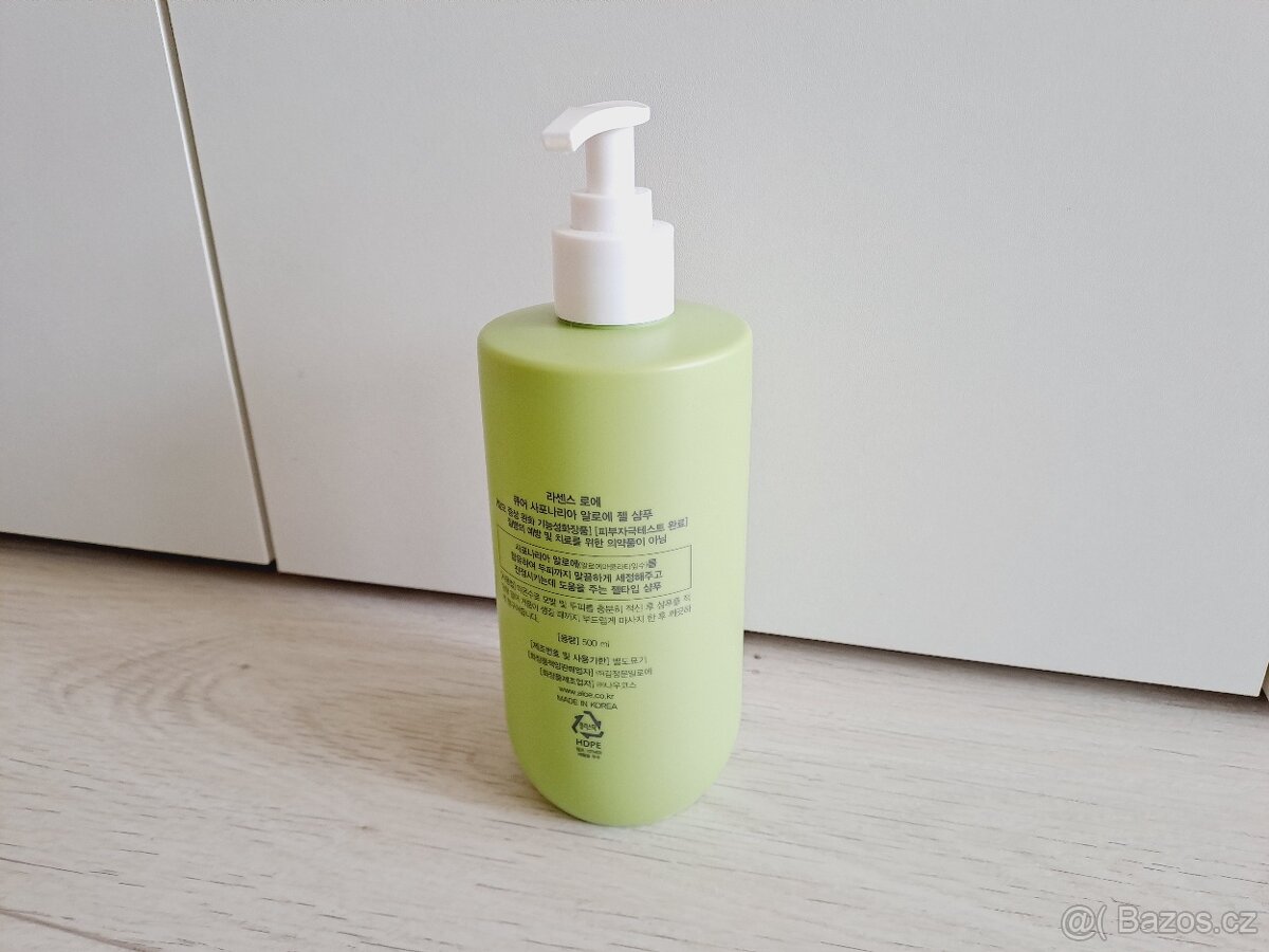 Šampon - KJMA CURE SAPONARIA ALOE GEL - 500 ml