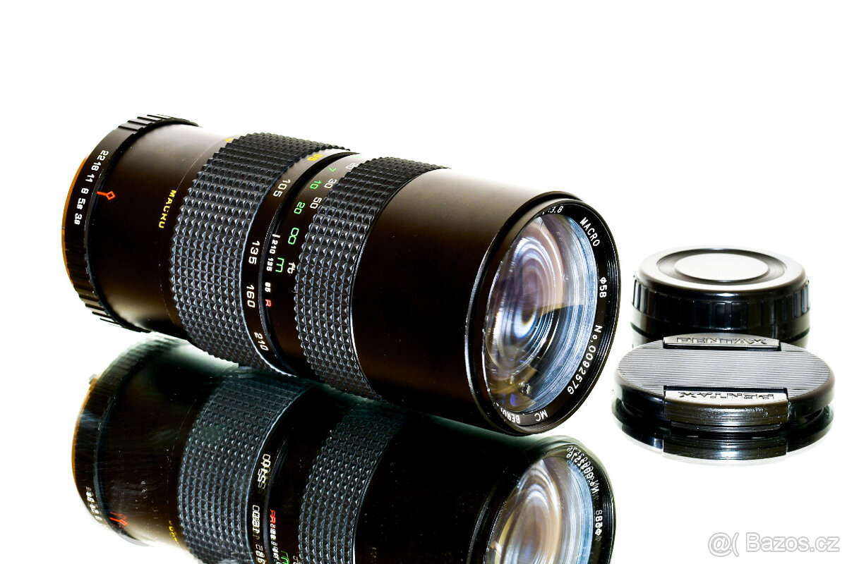 Beroflex MC 85-210mm 1:3,5 pro Pentax TOP STAV