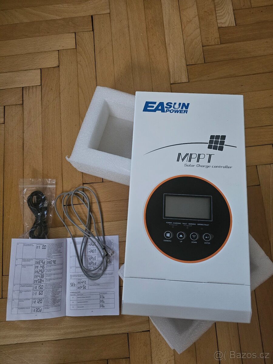 80A MPPT solární gegulátor, s vadou - nabíjí max. 13A