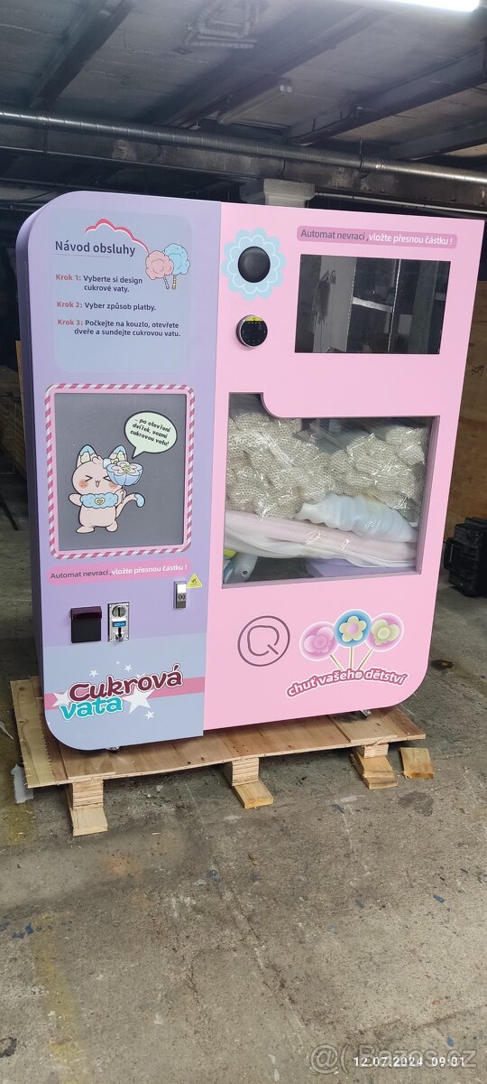 Automat na cukrovou vatu