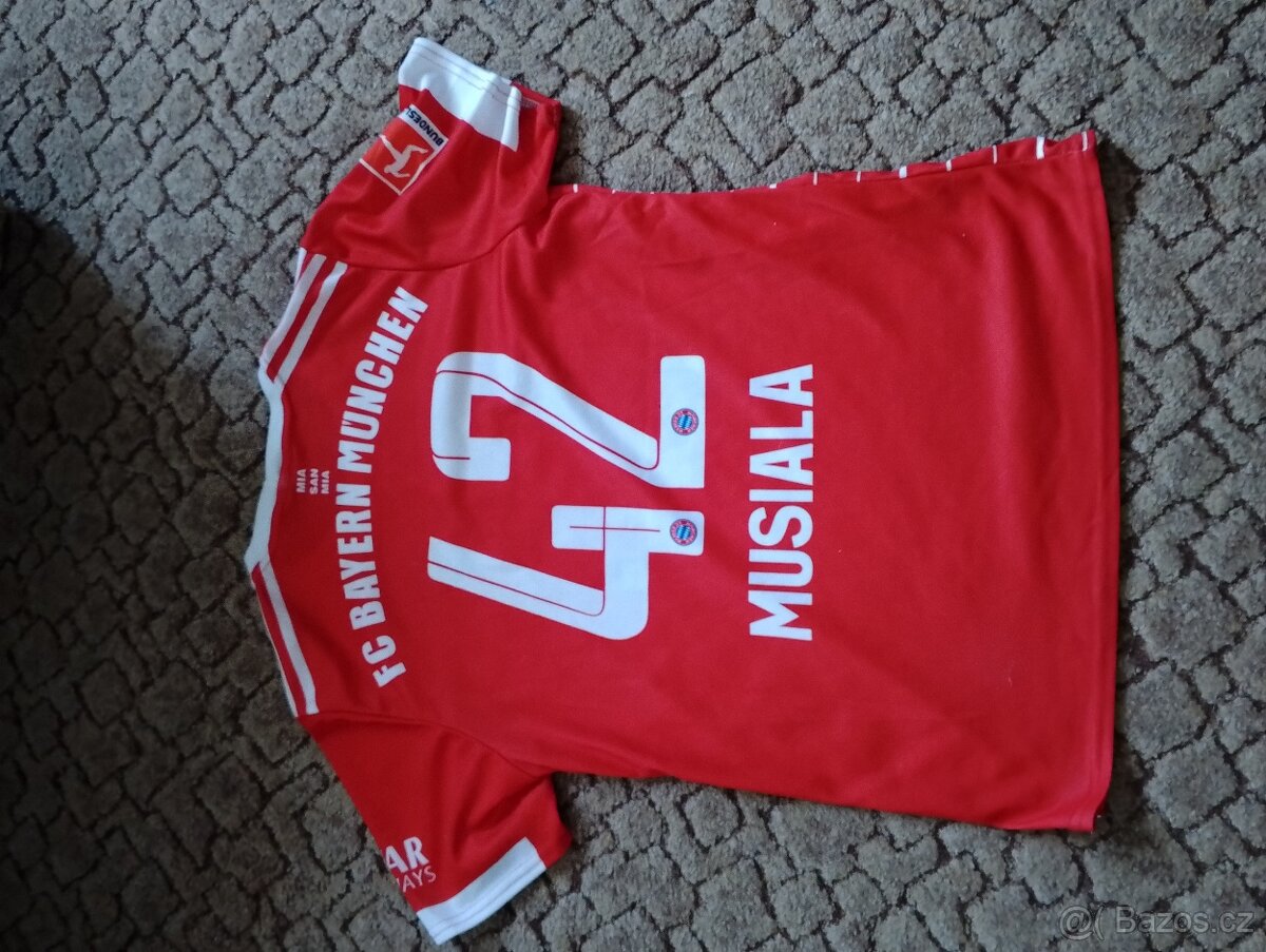 Fotbalový dres Jamal musiala Bayern Mnichov