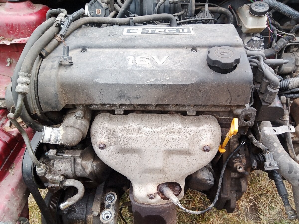 Chevrolet aveo 1.4 motor, převodovka, náprava