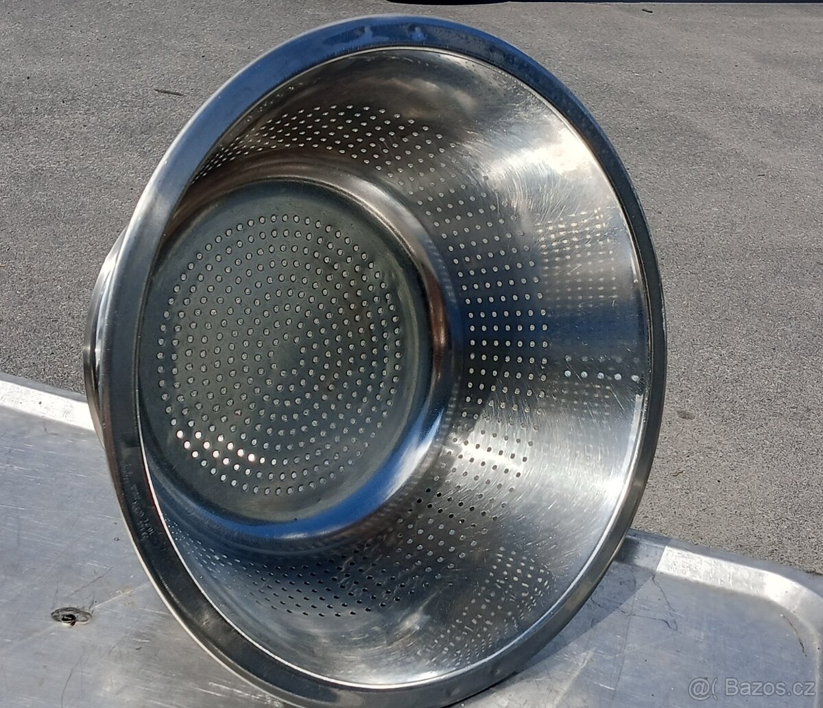 Gastro cedník průměr 44 cm nerez