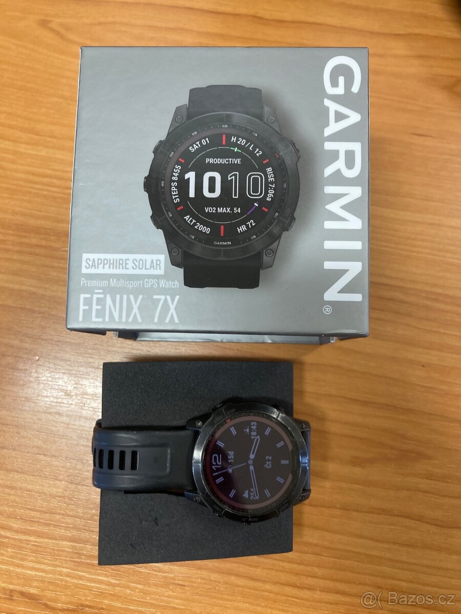 Garmin Fenix7x saphire solar