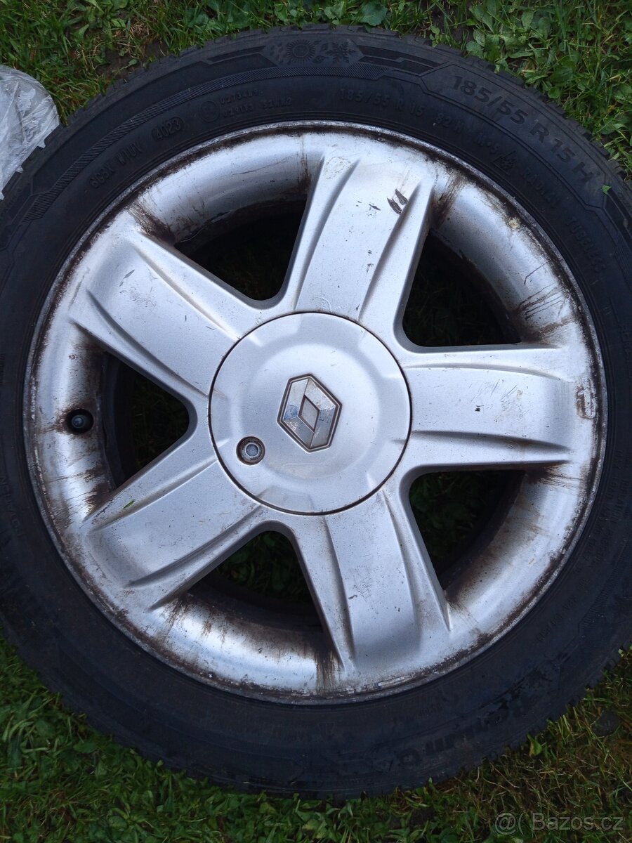 Sada alu disků originál REANULT - 4x100 R15