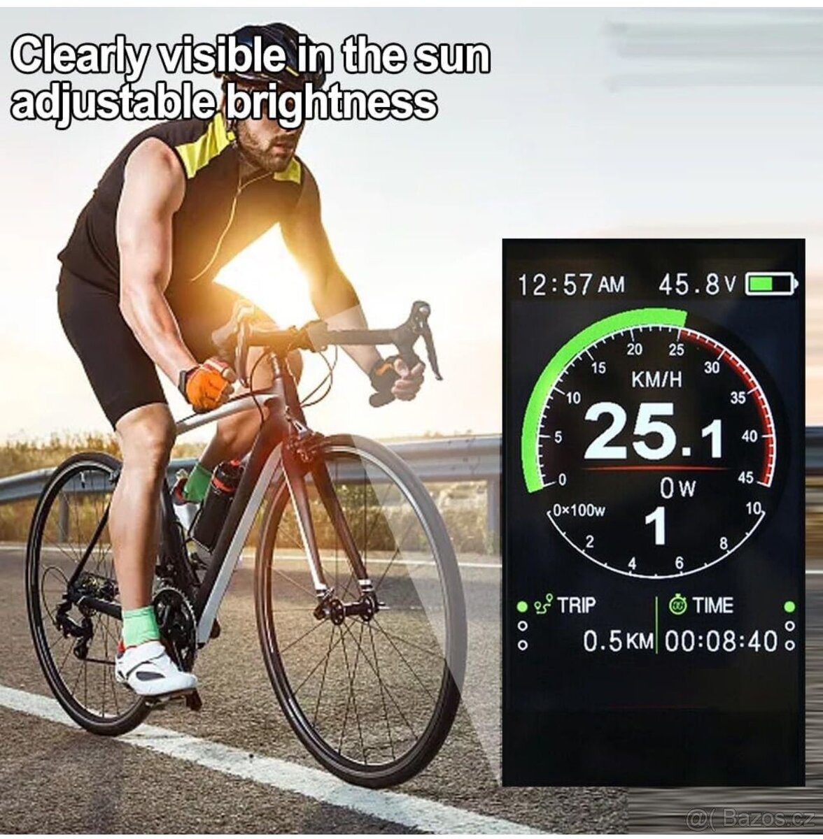 BAREVNÝ DISPLAY LCD 850C pro elektrokolo