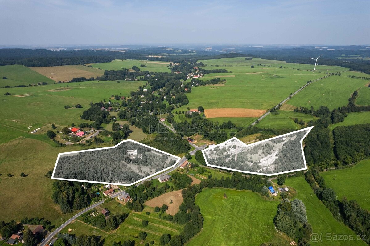 Prodej pozemky pro komerční výstavbu, 90 411 m² - Horní Řasn