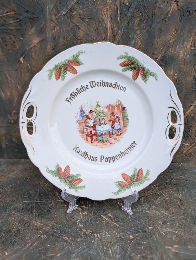 Starobylý servírovací talíř, Kauffhaus...