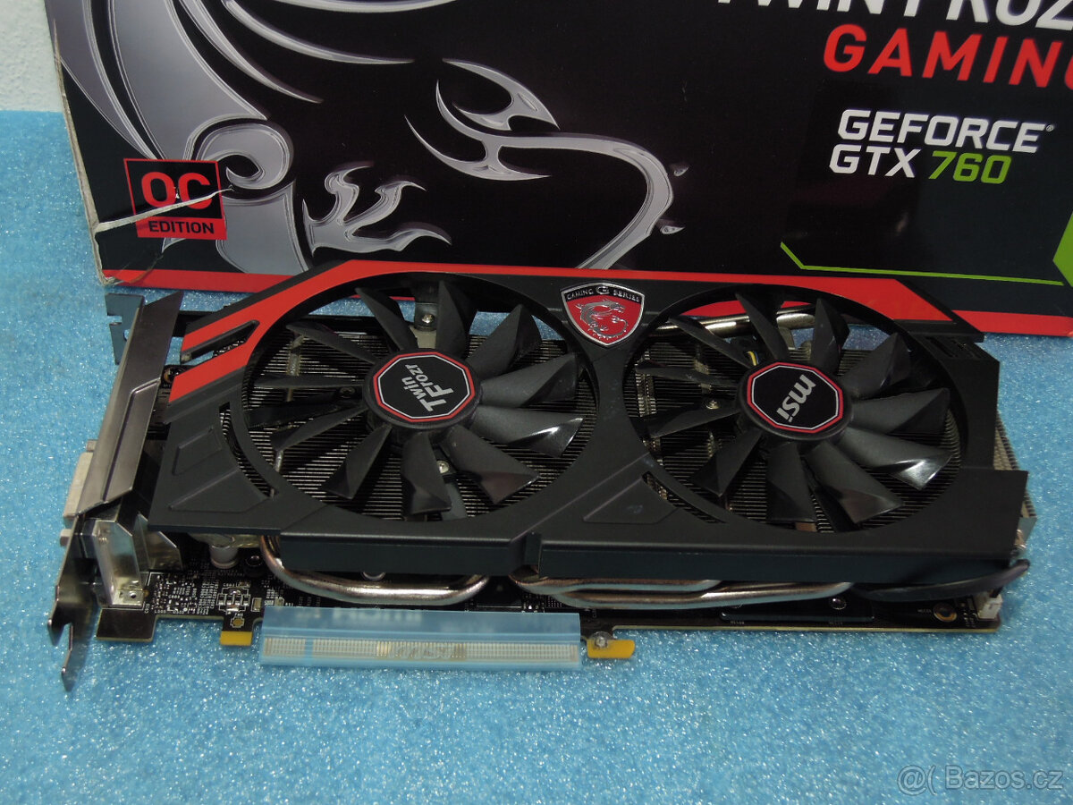 MSI N760 TF 2GD5/OC Gaming perfektní stav