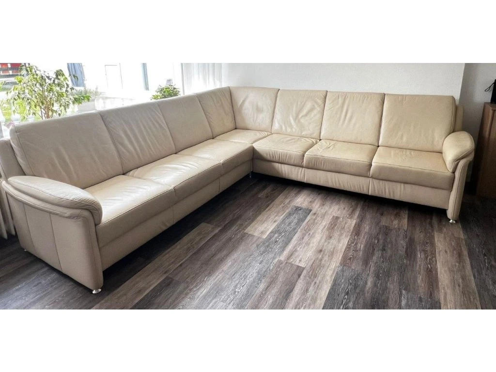 Moderní rohová kožená sedací souprava,3151