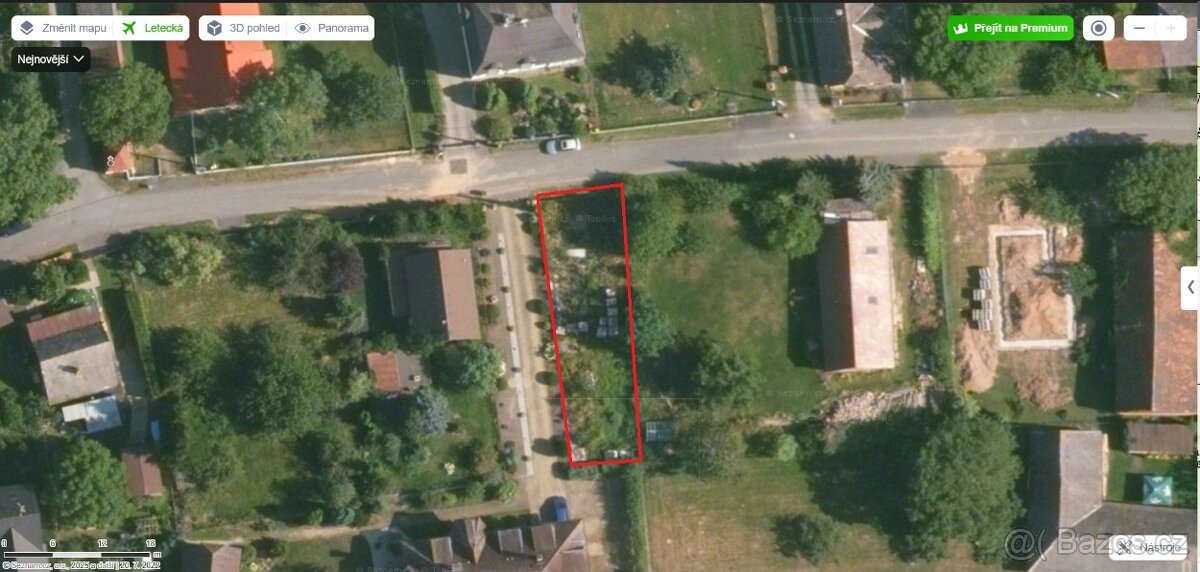 Vitinka - Rokycany pozemek 309m2