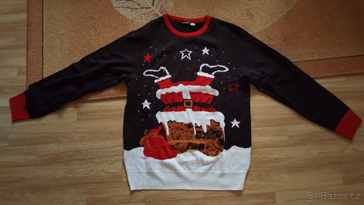 Vánoční svetr - nový - vel. M