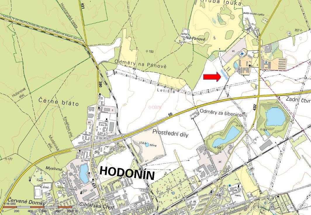 Zemědělská půda KÚ Hodonín - 4226 m2