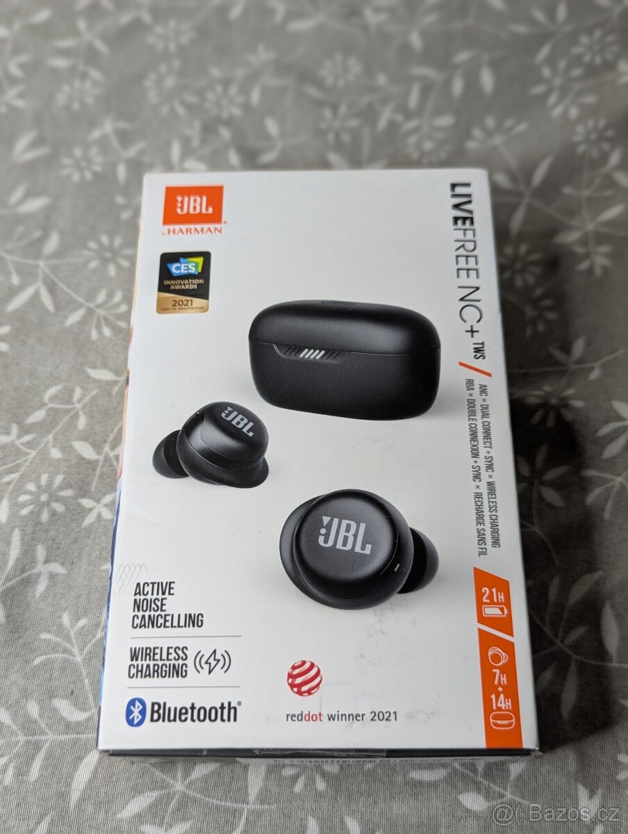 JBL Live Free NC+ TWS černá