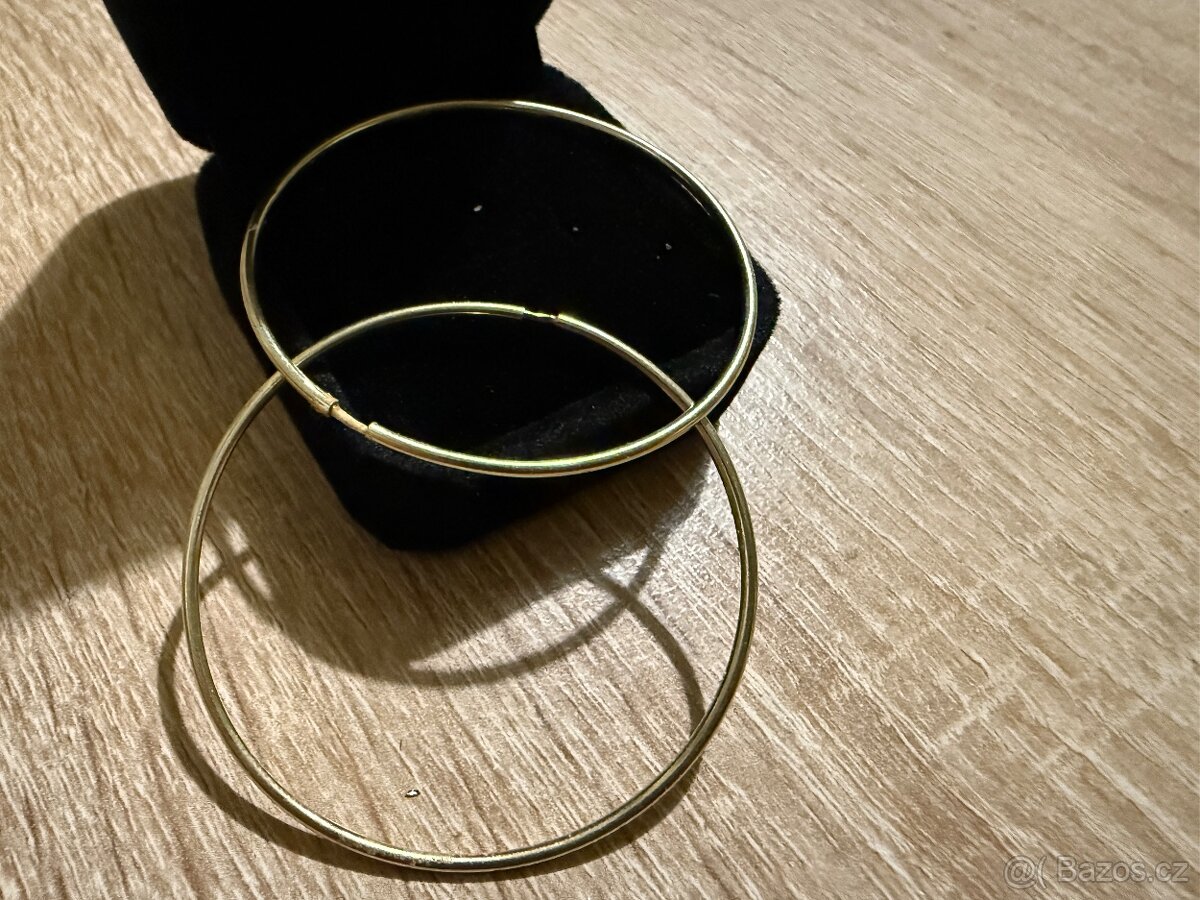 Zlaté náušnice 3,13g 585/1000