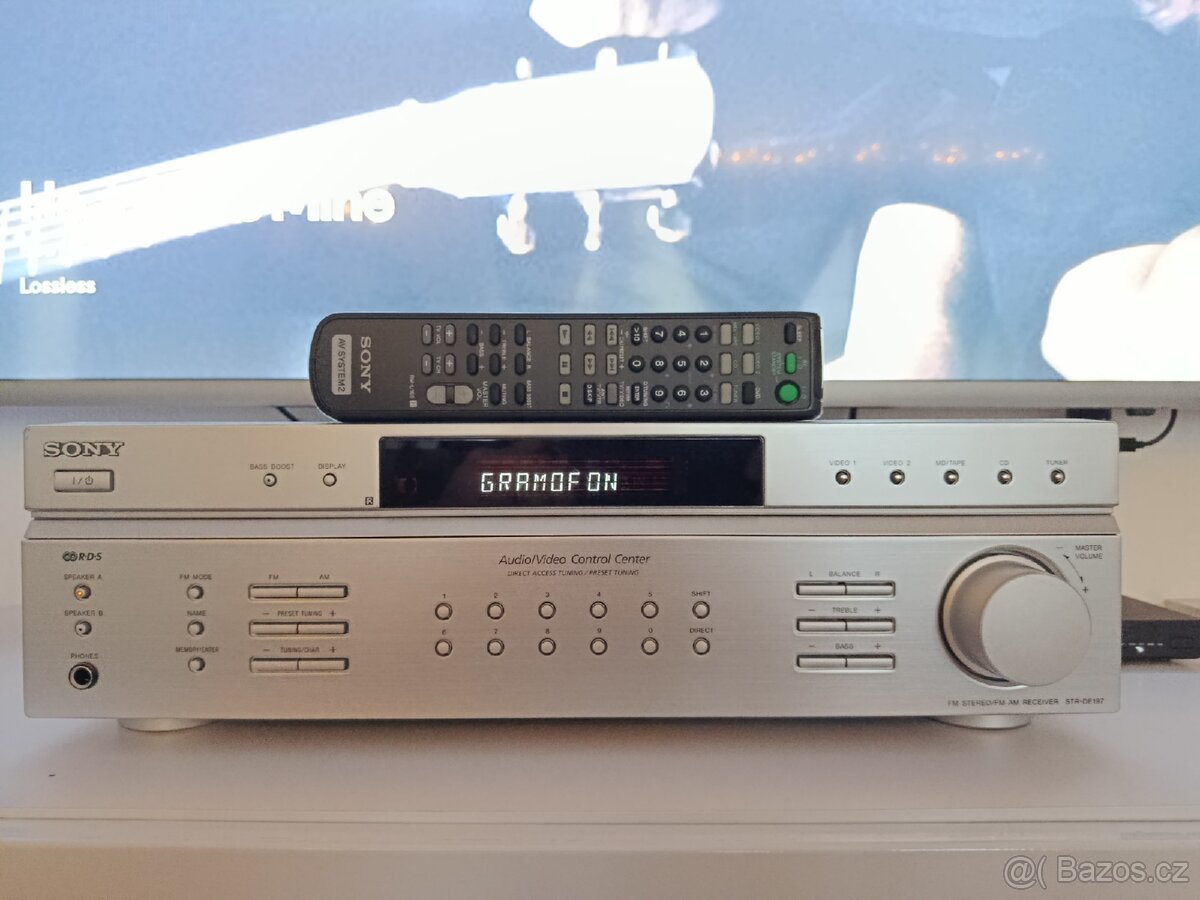Sony str-de197 + ovladač do smazání platný inzerát