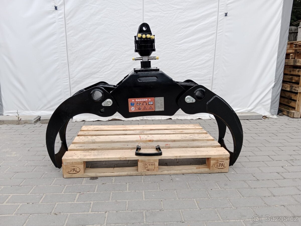 Prodám drapák na kulatinu, nekonečný rotátor, hák, vidle