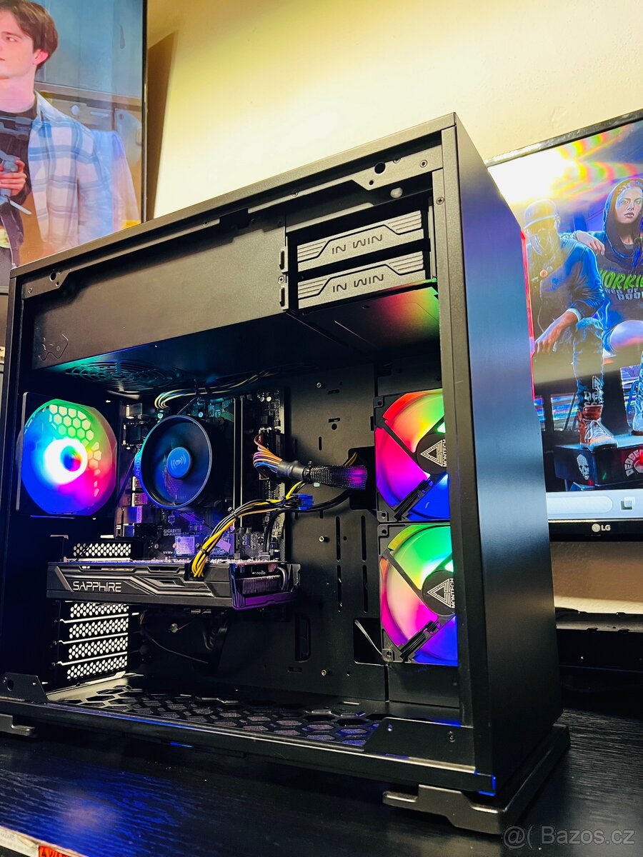 Herní Ryzen 5, až 16GB DDR4, m.2 SSD+ HDD, RX 470 4GB Win 11