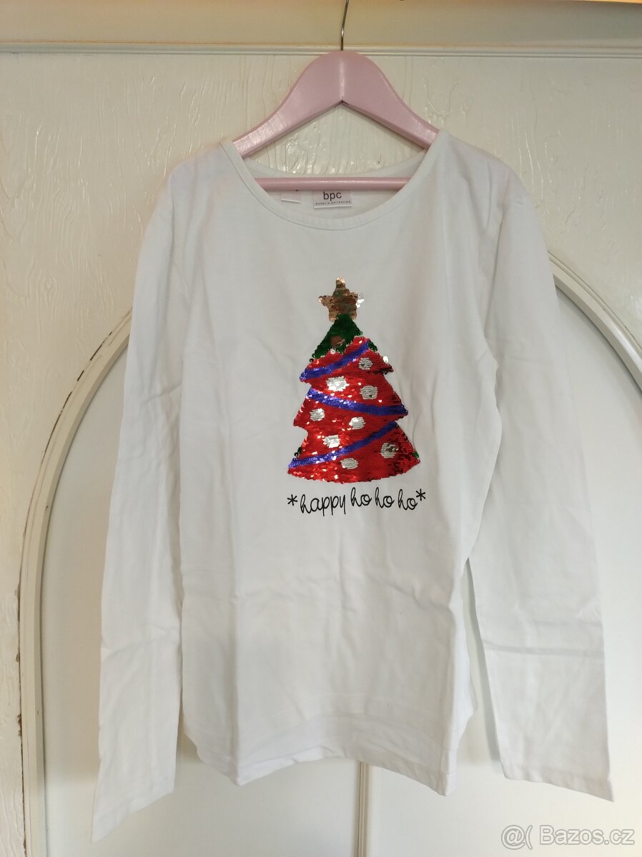 Vánoční triko vel. 152/158 Bonprix