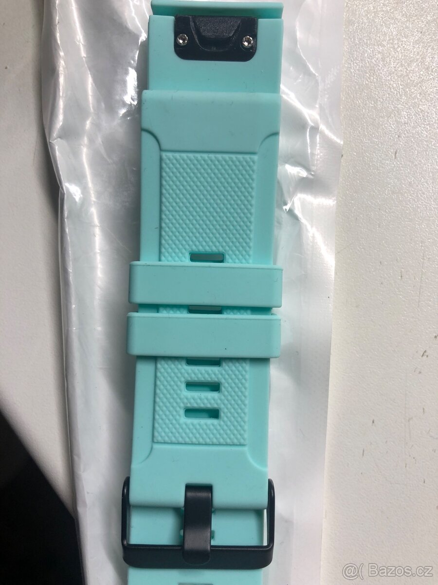 Silikonovy reminek pro hodinky Garmin, 26 mm, světle zelený,