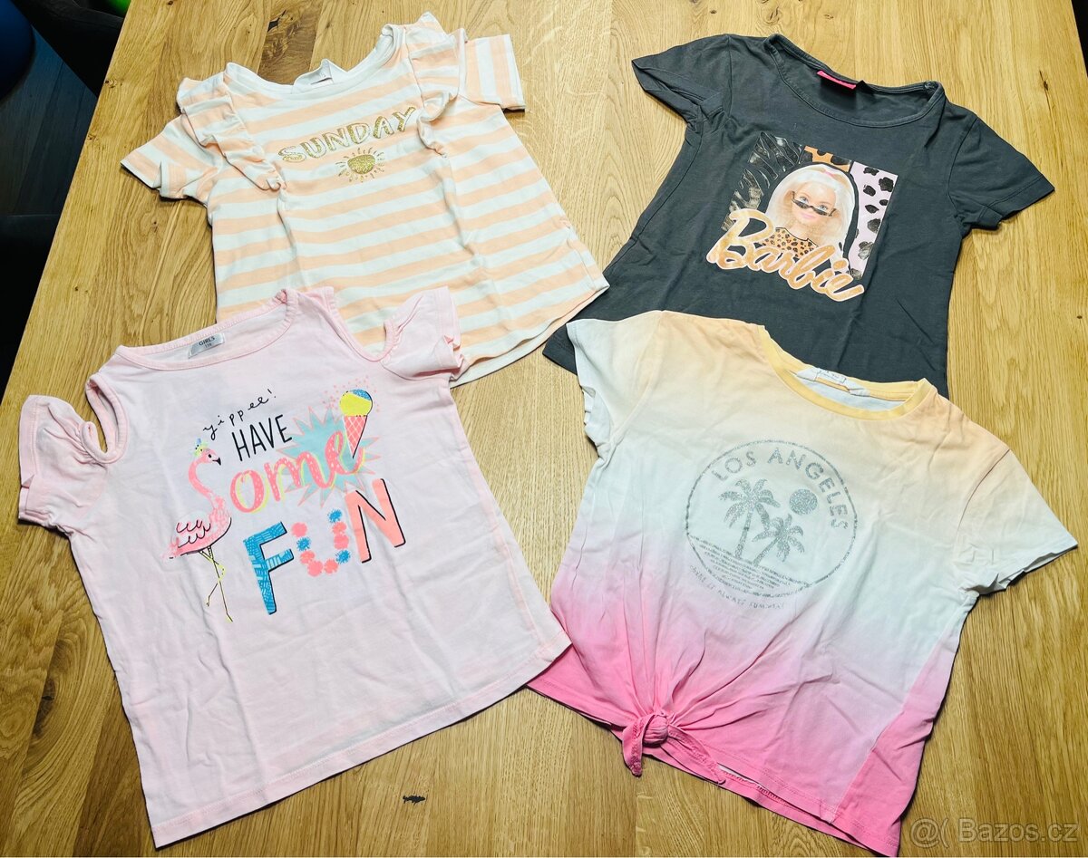 Letni set tricek - velikost 110/116