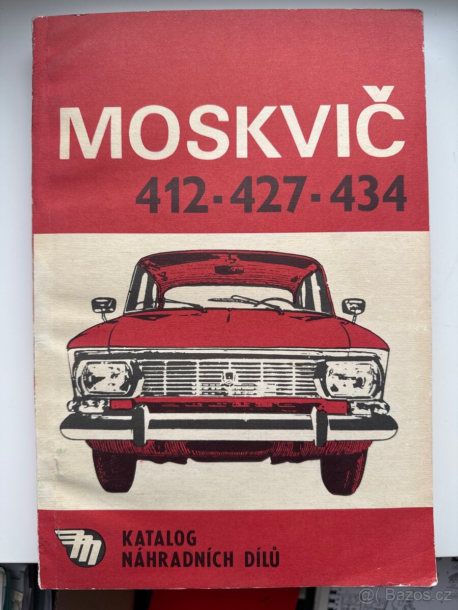 Katalog Moskvič 412, 427,434