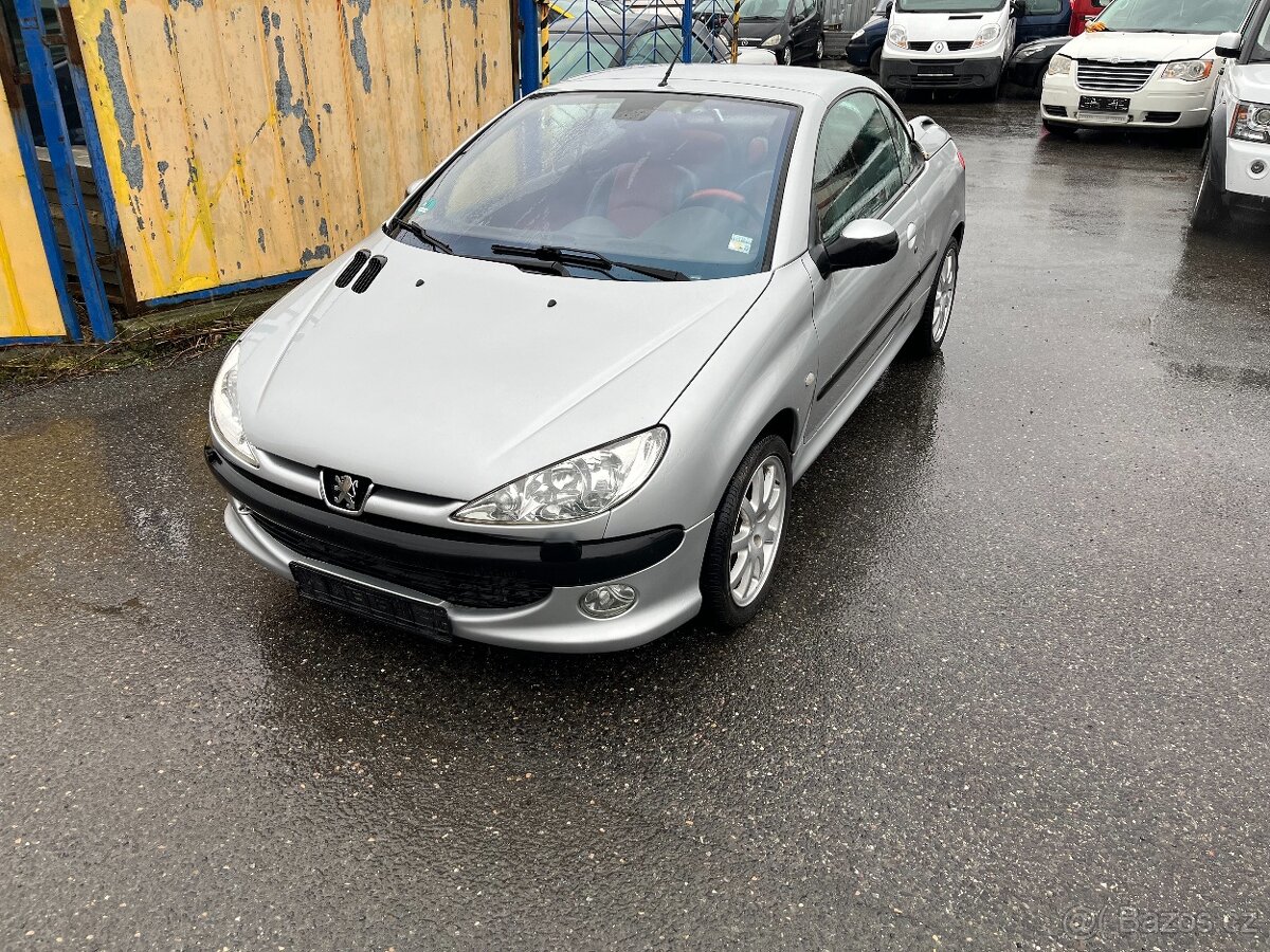 Peugeot 206 cc 1.6i kabriolet KŮŽE