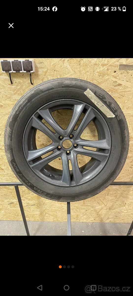 Prodám sadu 5x100 R17 ET35 + letní obutí Nexen