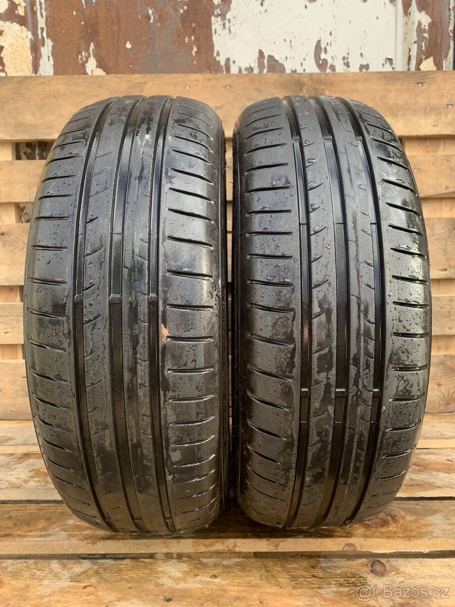 2ks 195/65/15 Dunlop/2019/91H/letní pneu 6.5m