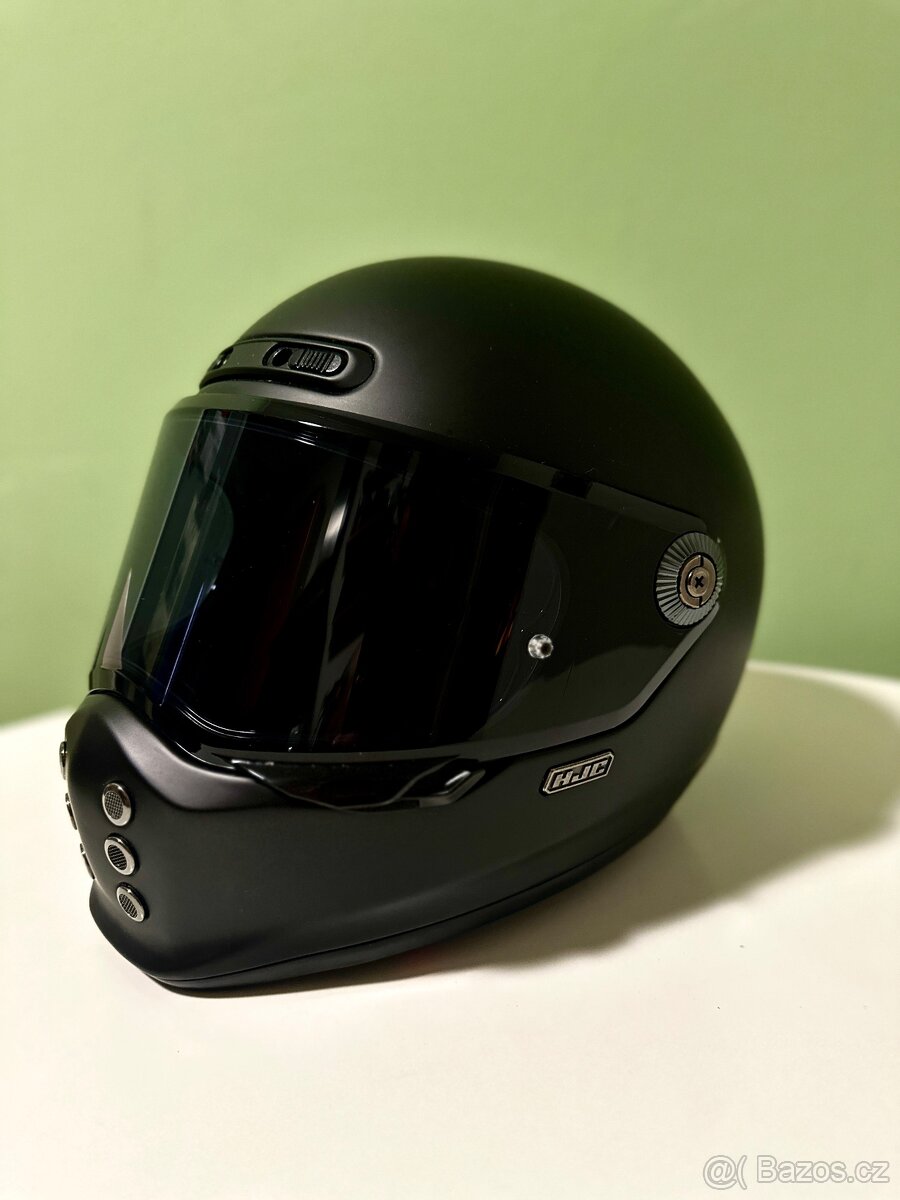 HJC helma V10 Solid semi flat black vel.M
