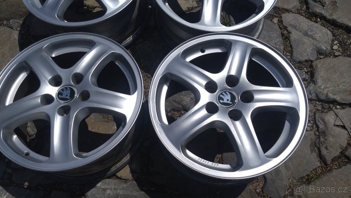 al kola 15 5x100 na ŠKODA fabia rapid octávia 1