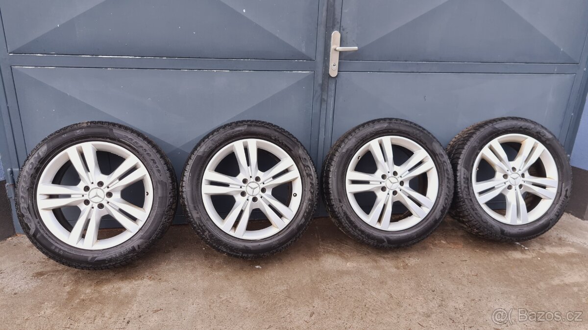Alu kola Mercedes Benz R19 zimní pneu