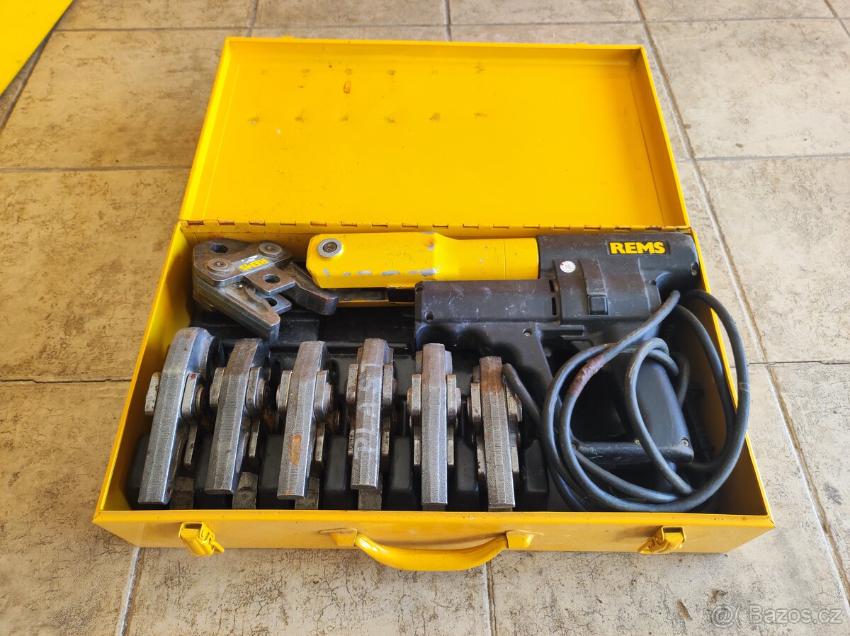 Rems Elektrohydraulický radiální lis 577010R220 + 7 čelistí
