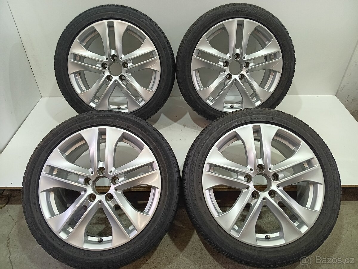 Letní alu sada Mercedes 5x112 R17 pneu 225/45/17/