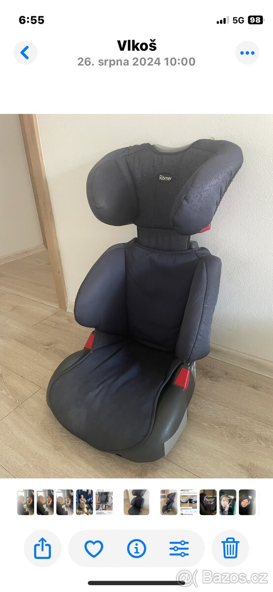 Autosedačka römer 15-36kg