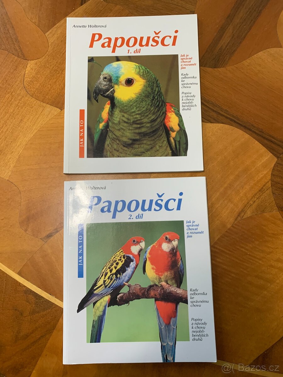 Chov papoušků - knihy