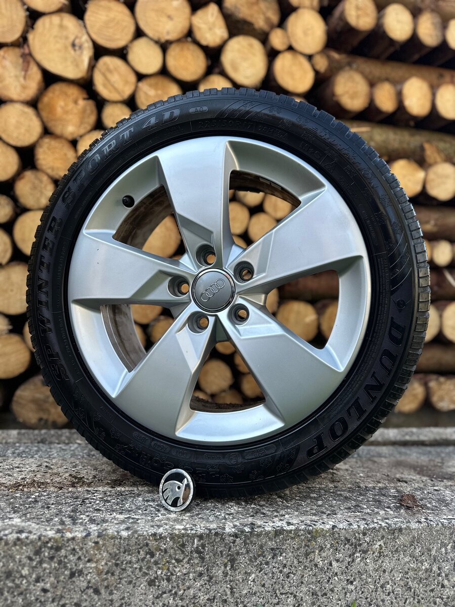 Alu kola 5x112 r17 s pneu (747a)