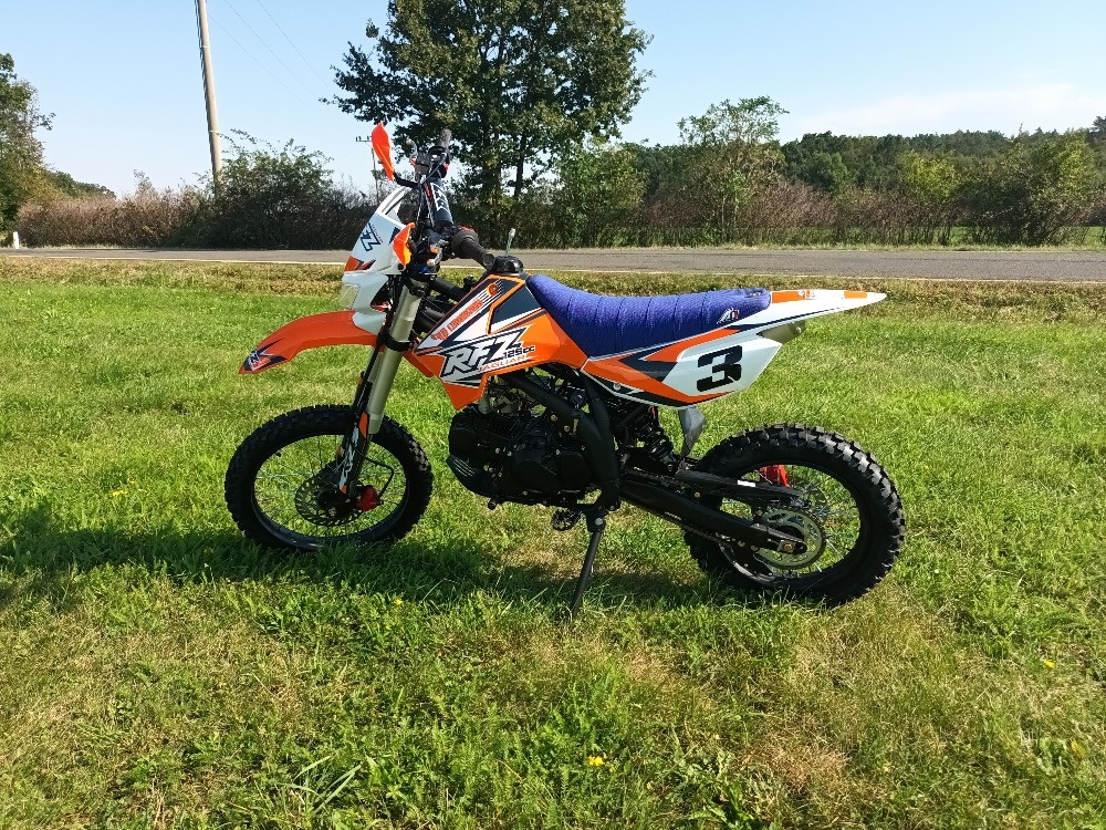 Pitbike By Apollo Jaguar 125cc 17/14 E-Start oranžová
